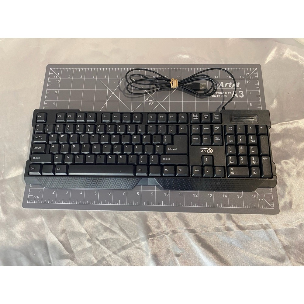 AST Wired USB Keyboard Kin-16, Tested/working - Picture 6 of 16